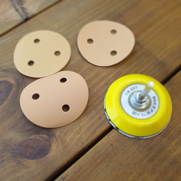 Paint Gear 77mm Sanding Kit (x4 Wheel Repair) + Drill Adaptor Backing Pad